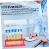 PLAFOPE 3-Piece Test Tube Rack Set with Clear Test Tubes for Experiments, Laboratory Supplies, and School Projects view 2
