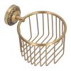 Toilet Paper Holder with Brass Details view 1
