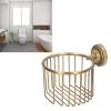 Toilet Paper Holder with Brass Details view 2