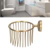 Toilet Paper Holder with Brass Details view 3
