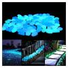 300-Piece Garden Glow-in-the-Dark Pebbles for Walkways, Plants, Aquariums, and Decor (White, 500 pcs) view 1