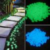 300-Piece Garden Glow-in-the-Dark Pebbles for Walkways, Plants, Aquariums, and Decor (White, 500 pcs) view 3
