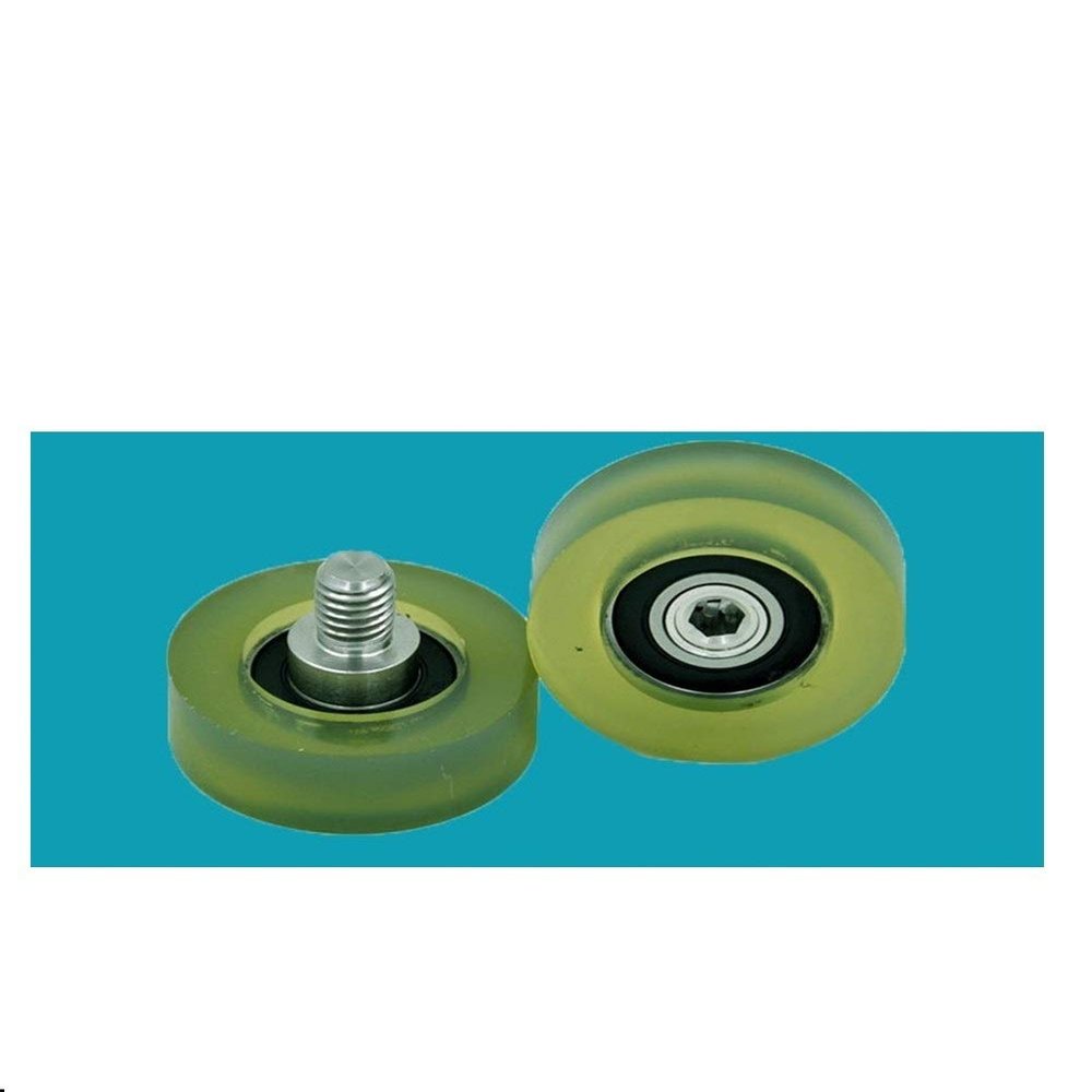 PU600 Screw Pulley Bearing, 1 Piece, Mute Radial Ball Bearing, 12 × 45 × 14 mm, YIJIAN
