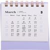 Mini Desk Calendar, Creative Flip-Stand Desktop Calendar 2023 for Home Office and School view 4