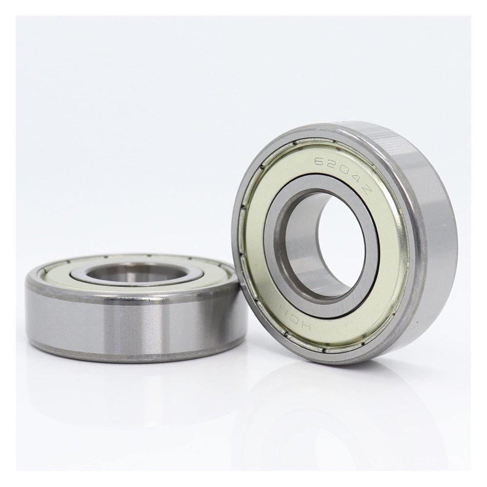 20 × 47 × 14 mm, 2 pcs, 6204 Z ZZ Deep-Groove Ball Bearings for Saws