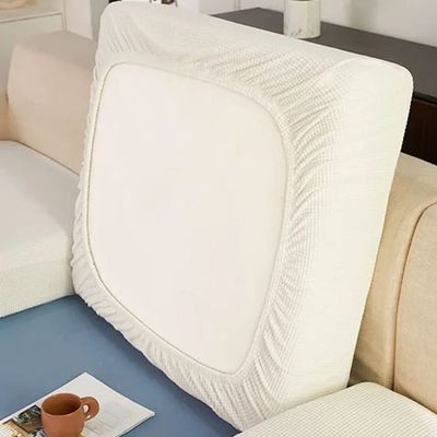 Stretch Velvet Sofa Seat Cushion Cover, 3-Seater (150–190 cm), Color #12