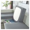 Stretch Velvet Sofa Seat Cushion Cover, 2-Seater, Color 27# view 1