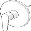 82619063 HANSAVANTIS Shower Faucet Cover view 2