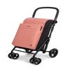 Carlett Urban Family Foldable Shopping Trolley, 62L, Salmon view 1