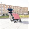 Carlett Urban Family Foldable Shopping Trolley, 62L, Salmon view 4