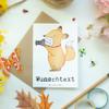 Mr. & Mrs. Panda Personalized Greeting Card for Photographers with Heart view 3