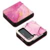 Crossbody Leather Phone Case for Samsung Galaxy Z Flip 4/3 5G, Flip4/Flip3, Marble Pattern, LS001 No Strap view 1