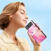 Crossbody Leather Phone Case for Samsung Galaxy Z Flip 4/3 5G, Flip4/Flip3, Marble Pattern, LS001 No Strap view 3