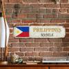 WoGuangis Philippines National Flag Vintage Metal Sign, 12 x 3 in view 2