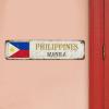 WoGuangis Philippines National Flag Vintage Metal Sign, 12 x 3 in view 3