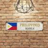 WoGuangis Philippines National Flag Vintage Metal Sign, 12 x 3 in view 4