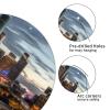 Houston, Texas Round Metal Wall Sign, 9 x 9 in view 3