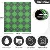 Naanle St. Patrick’s Day Christmas Plaid Magnetic Dishwasher Cover, 58.4 x 66 cm view 4