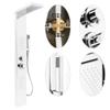 Stainless Steel Shower Panel with Massage Jets, Hand Shower, Waterfall and Rain Shower, Complete Shower Set, 130 x 47 x 15 cm, 4 Selectable Modes, Silver Mirror view 4