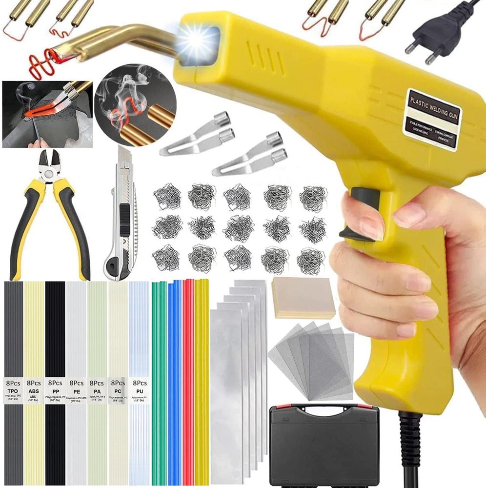220W 2-in-1 Plastic Welder Car Plastic Repair Kit