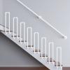 White Wrought-Iron Handrail for Indoor and Outdoor Stairs view 3