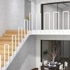 White Wrought-Iron Handrail for Indoor and Outdoor Stairs view 4