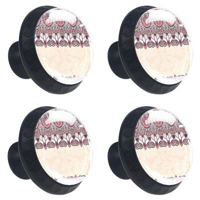 4 Cabinet Knobs for Drawers, Dressers, Kitchen Cabinets, Wardrobes, and Bathrooms