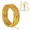 Tenn Well Aluminum Wire, 9 Gauge, 3 mm Thick, 15 m, Gold view 1