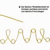 Tenn Well Aluminum Wire, 9 Gauge, 3 mm Thick, 15 m, Gold view 2