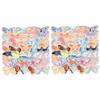 SOLUSTRE 160-Piece Decorative Butterfly Stickers for Water Bottles, Luggage, Notebooks, Envelopes, Phones and Crafts view 1