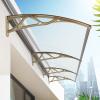 Door Awning 200 x 100 cm, Aluminum Frame and Polycarbonate Cover view 1