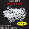 GatherTOOL 10-Piece White Silicone O-Ring Set, CS 2.4 mm, OD 55 mm, ID 50.2 mm view 4