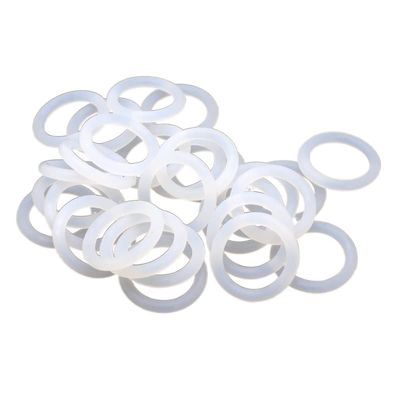 GatherTOOL 10-Pack CS 3 mm White O-Ring Seals, OD 10–100 mm, Food-Grade Silicone, High-Temperature Seal (Color: 10 pcs, Size: OD 72 mm, ID 66 mm)
