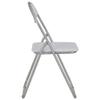 ZQQLVOO Folding Dining Chairs, 2-Pack, White Faux Leather view 4