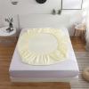 DEZYPZAM Fitted Sheet for Box Spring Beds, Toppers and Mattresses up to 22 cm, Beige, 120 x 200 cm view 3