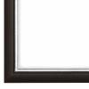 FRAMO N064 Solid Wood Picture Frame 20 x 90 cm | Black/Silver | Color/Size Selectable view 2