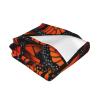 Monarch Butterflies Fleece Throw Blanket for Couch view 3