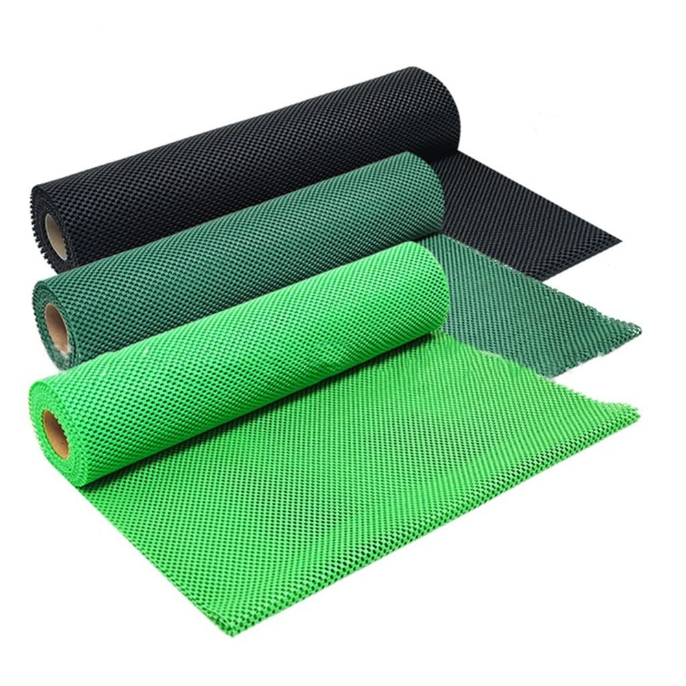 Shelf and Drawer Liners, Strong-Grip Anti-Slip Cabinet Organizer, Non-Adhesive, Waterproof, Dark Green, Size: 1.2