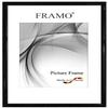 FRAMO N072 Solid Wood Picture Frame, 24 x 50 cm, High-Gloss Black view 1