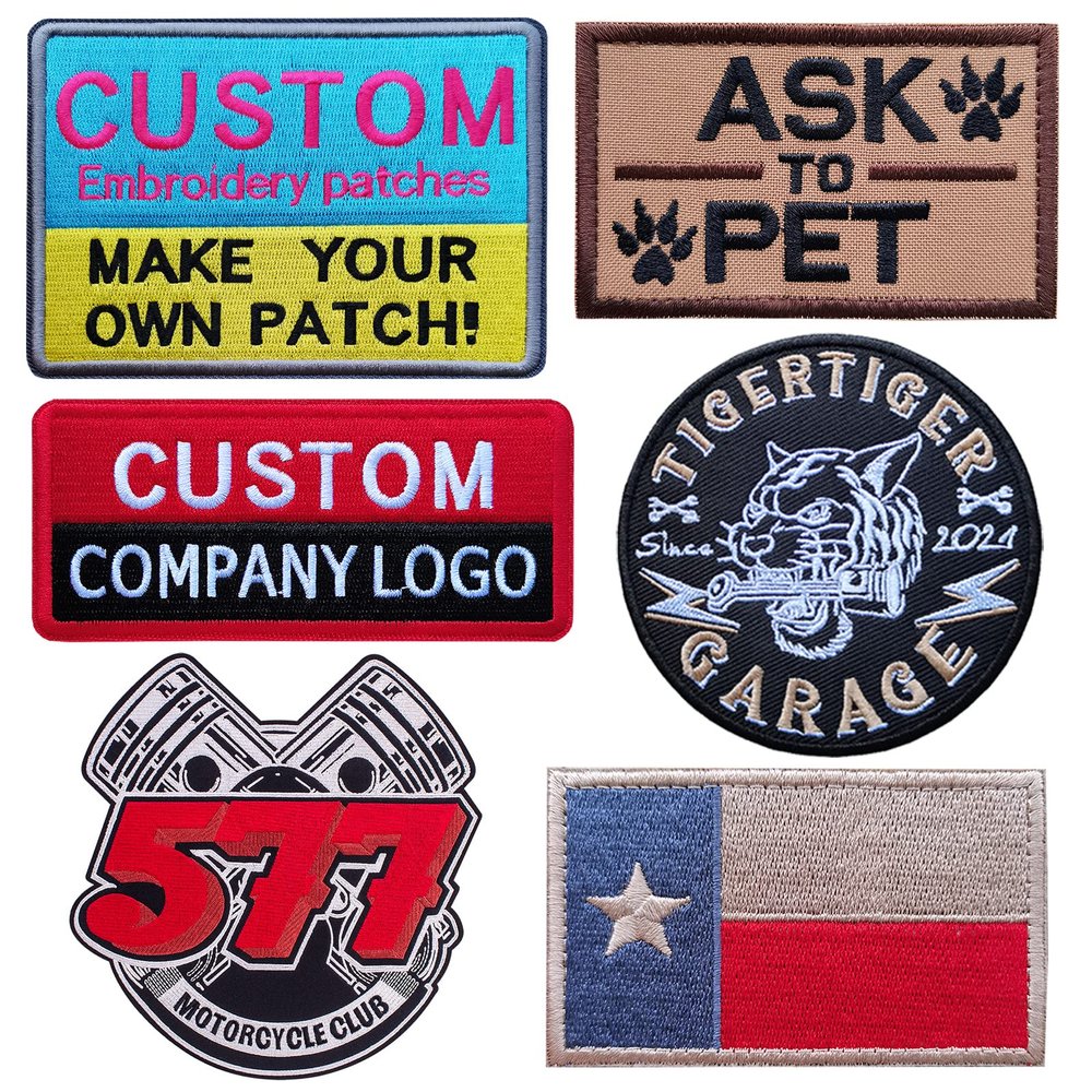 Custom Embroidered Patches, Personalized Morale Patches