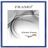 FRAMO N118 Slim Solid Wood Picture Frame 32 x 50 cm, Glossy Dark Royal Blue view 1