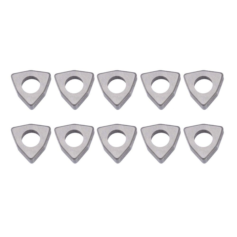 ZSBLXHHJD Carbide Turning Inserts, 10-Piece MW0804 Set for CNC Lathes