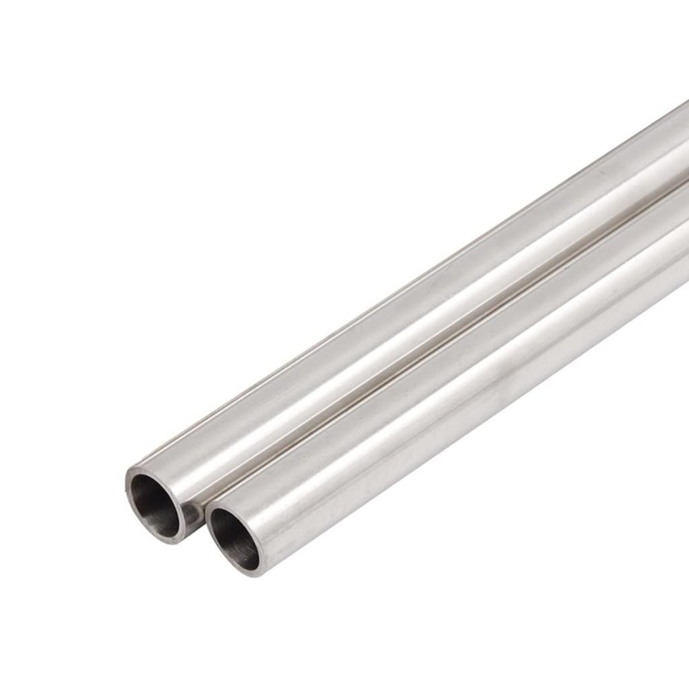 MOZTO 304 Seamless Stainless Steel Capillary Tube, 250 mm, 2-Pack, OD 16 mm ID 11 mm