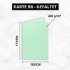 10 DIN B6 Folded Cards with Envelopes, Mint, 120 x 170 mm view 4