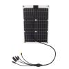 50W 18V Monocrystalline Solar Panel, Portable Solar Charger with 4 Ports, XT60/DC, for Outdoor Electronics view 3