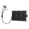 50W 18V Monocrystalline Solar Panel, Portable Solar Charger with 4 Ports, XT60/DC, for Outdoor Electronics view 4