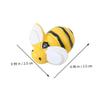 KOMBIUDA 250-Piece Mini Resin Bee Decoration Set view 3