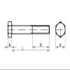 2 Hex Bolts with Shank – DIN 931, Grade 8.8, M20 x 85, Zinc-Plated view 2