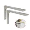 Heavy-Duty Folding Shelf Brackets, 1 Pair with Screws, 6 in (15 cm) view 1