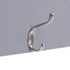 MOONAIRY Wall-Mounted Coat Rack, Coat Rack Rail, Wall-Mounted Clothes Rail, Coat Hook Rail, FAMILY Gray 74 x 29.5 cm view 4